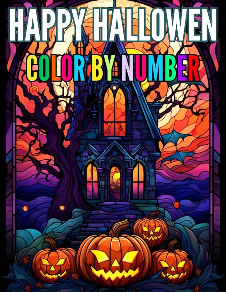 Happy Halloween Color By Number: New Halloween Color By